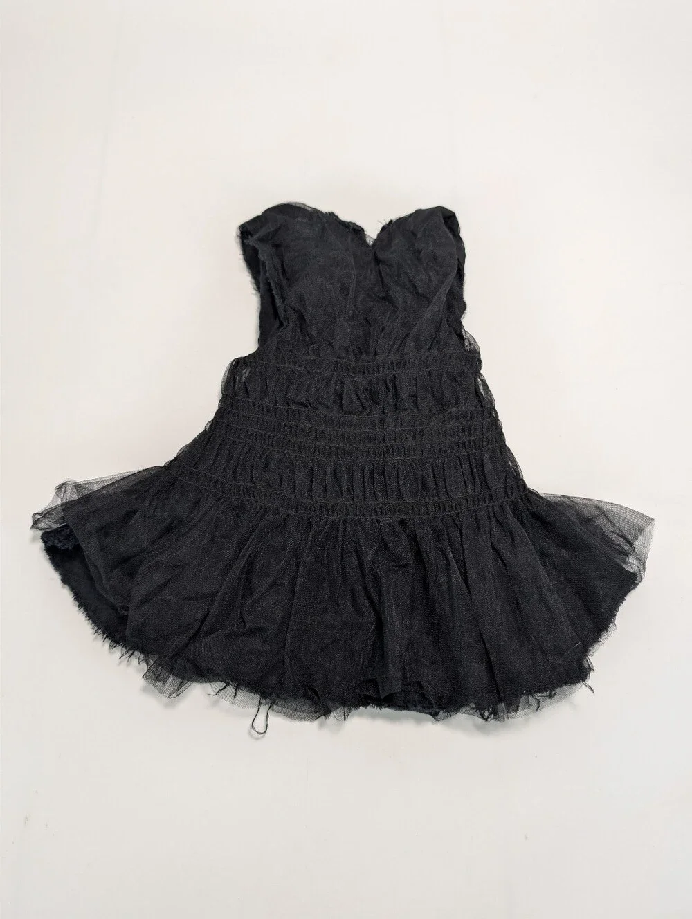 Little Creative Factory Mesh Black Sleeveless Dress